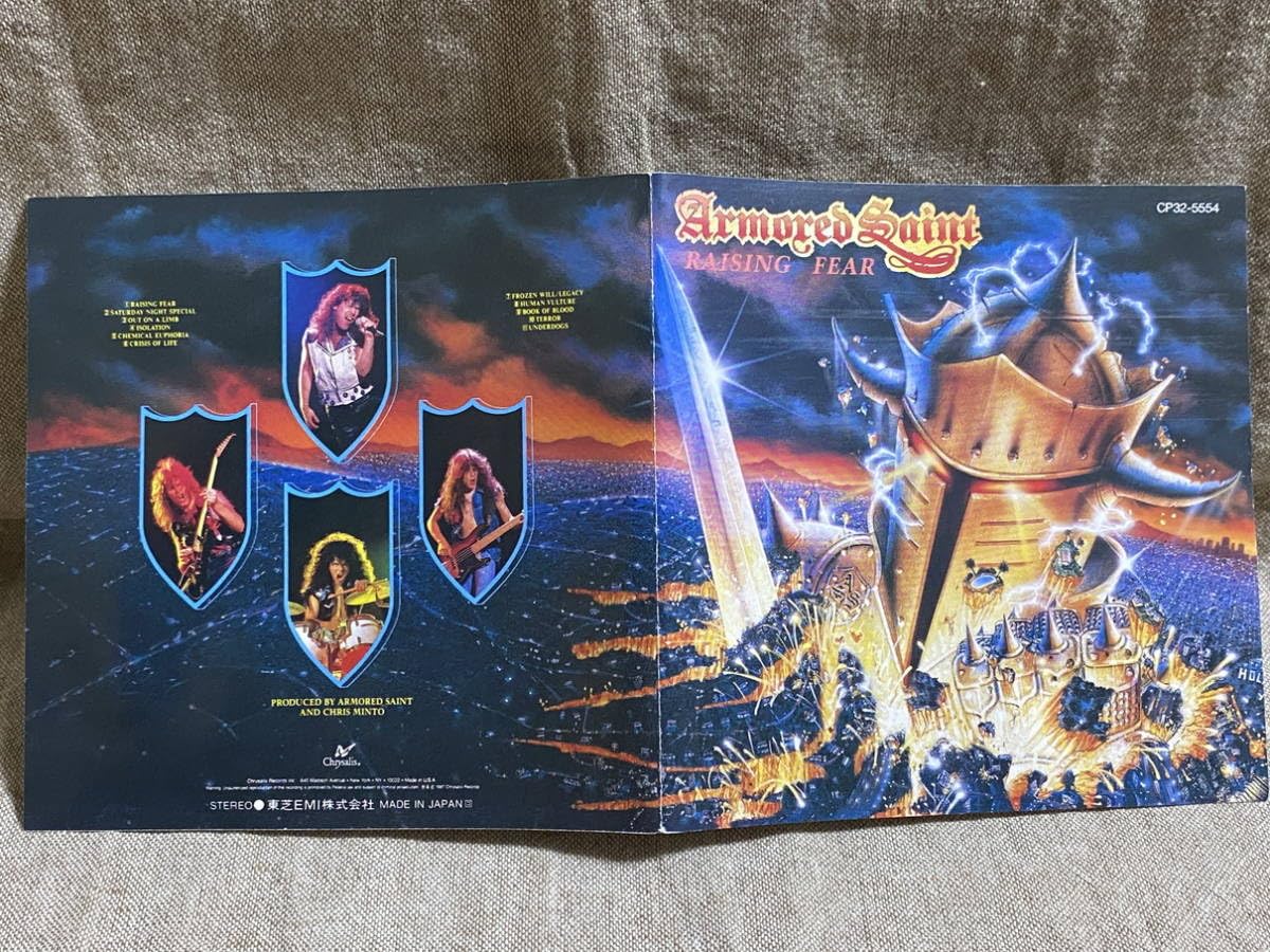 Amazon.co.jp: [L.A.METAL] ARMORED SAINT - RAISING FEAR CP32-5554